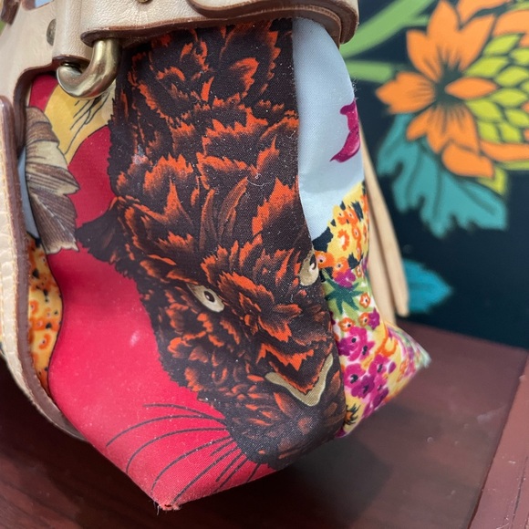 Salvatore Ferragamo Wildlife Floral Jaguar Satchel Bag – Made in Italy - Picture 6 of 11